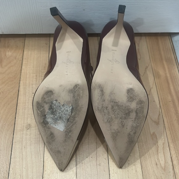 Ivanka Trump burgundy patent shoes. - Picture 5 of 6